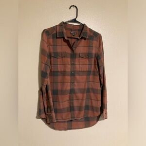 Toad & Co Re-form flannel shirt, women’s size medium